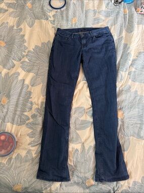 Prana Dark Blue Stretch Bootcut Jeans